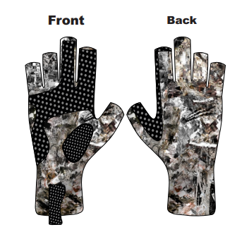 Skyclad Camo™ Fingerless Gloves - Unisex