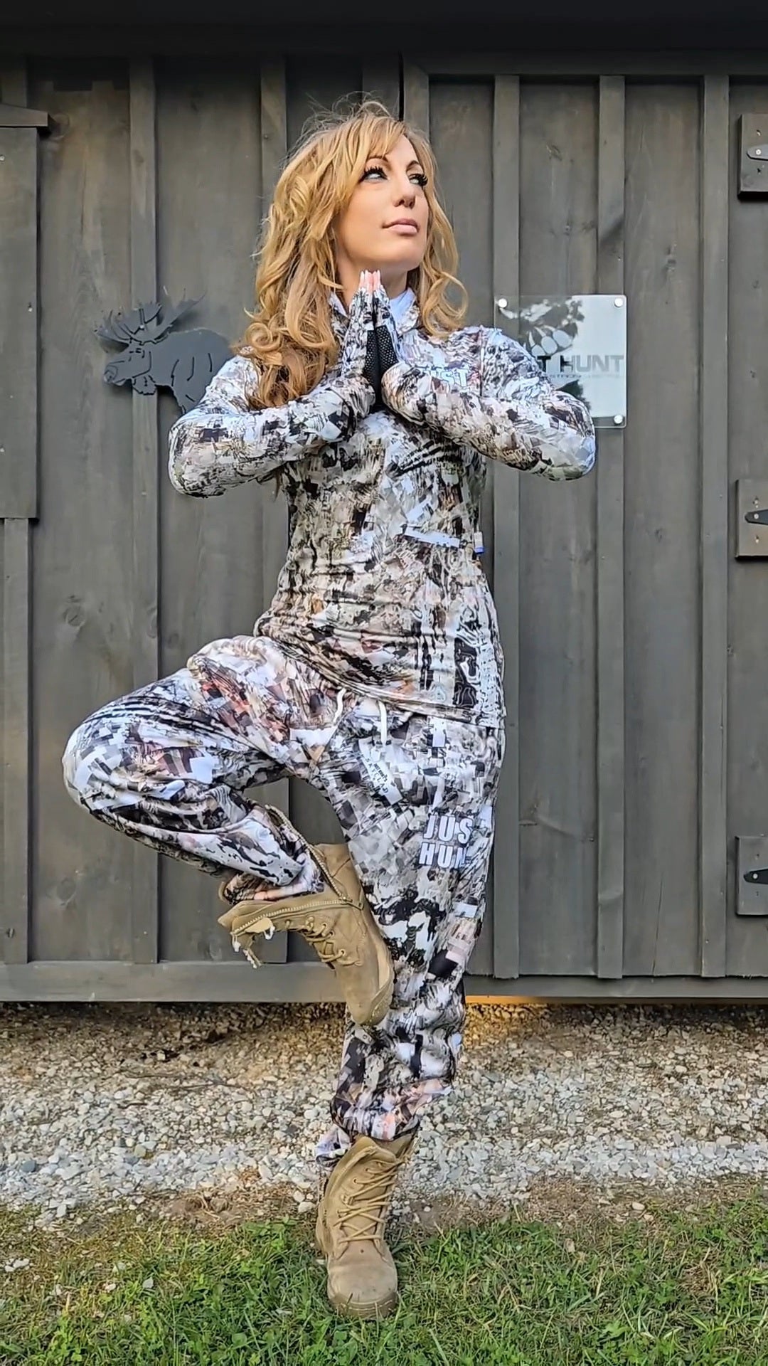 Skyclad Camo™ Hooded Jersey with Buff - Unisex