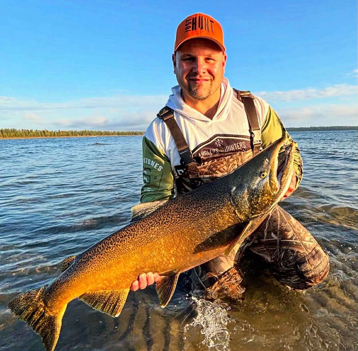 Blaze Orange Flexfit® 6-Panel Baseball Cap
